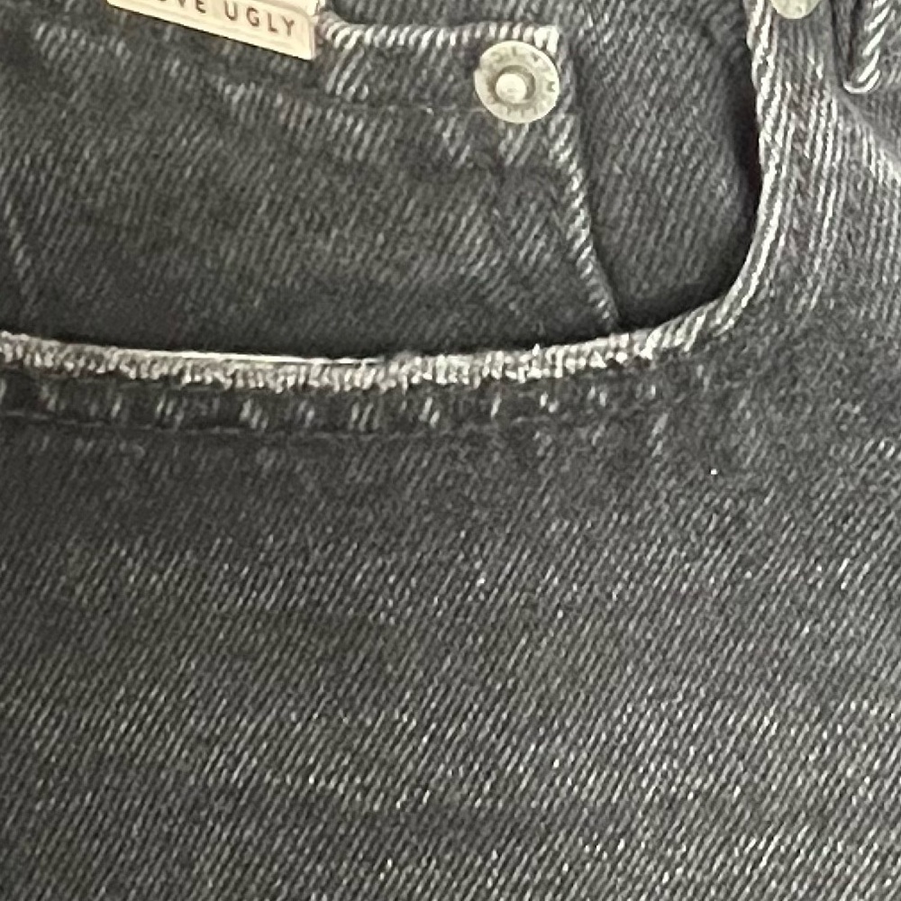 I Love Ugly Hi Stranger 100% Cotton Jean Size L - Picture 8 of 13